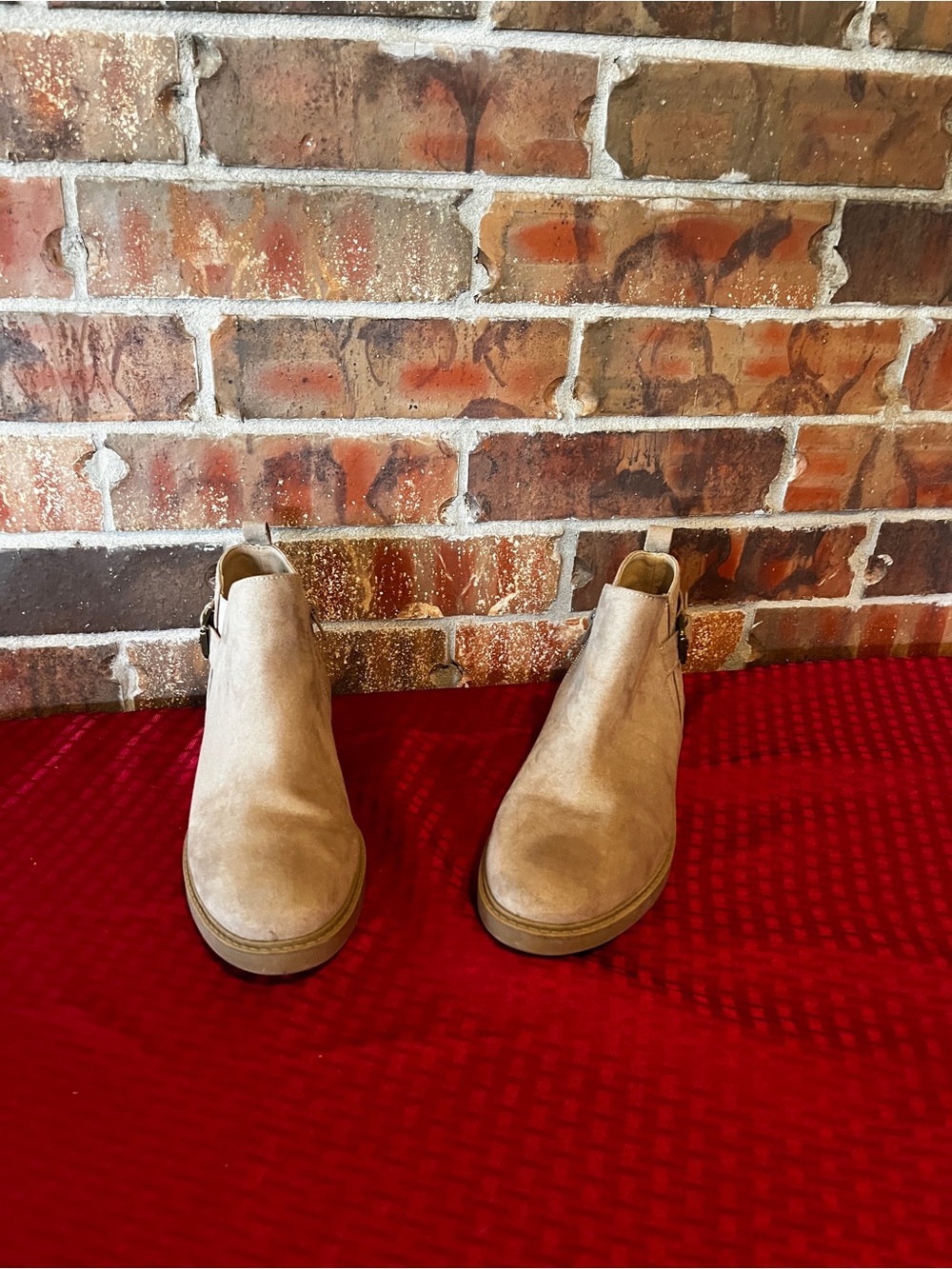 ESPRIT Women’s Sienna Tan Ankle Boots Booties Size:9M